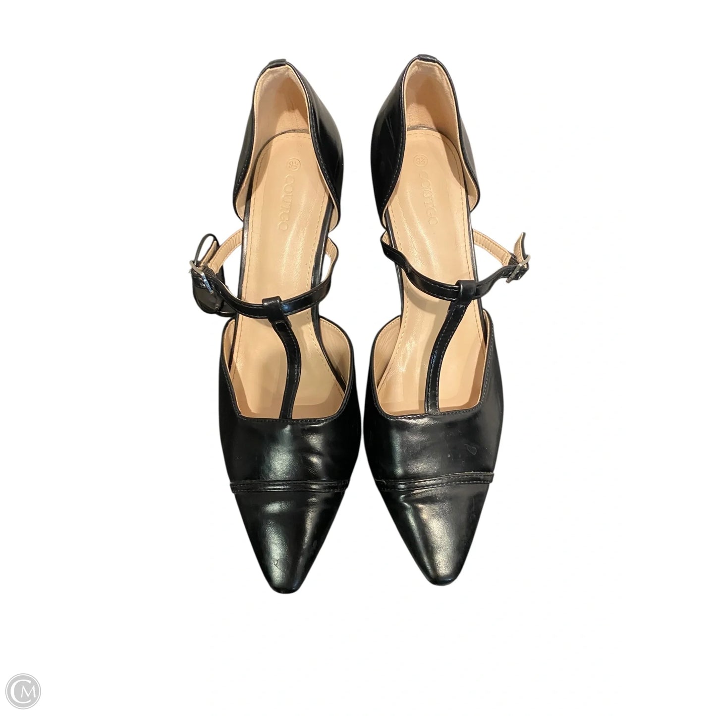 Shoes Heels Kitten By Cmc In Black, Size: 9.5