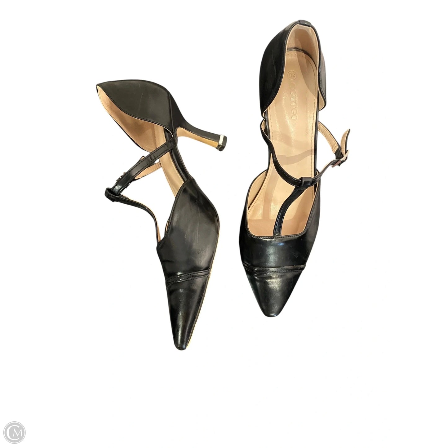 Shoes Heels Kitten By Cmc In Black, Size: 9.5