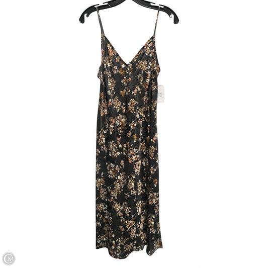 Dress Casual Maxi By Time And Tru In Floral Print, Size: M