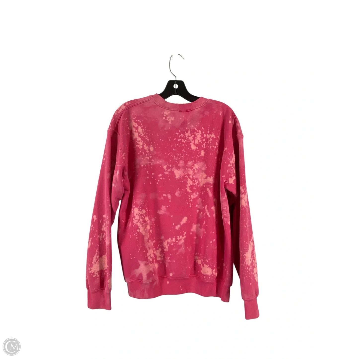 Sweatshirt Crewneck By Gildan In Pink, Size: M