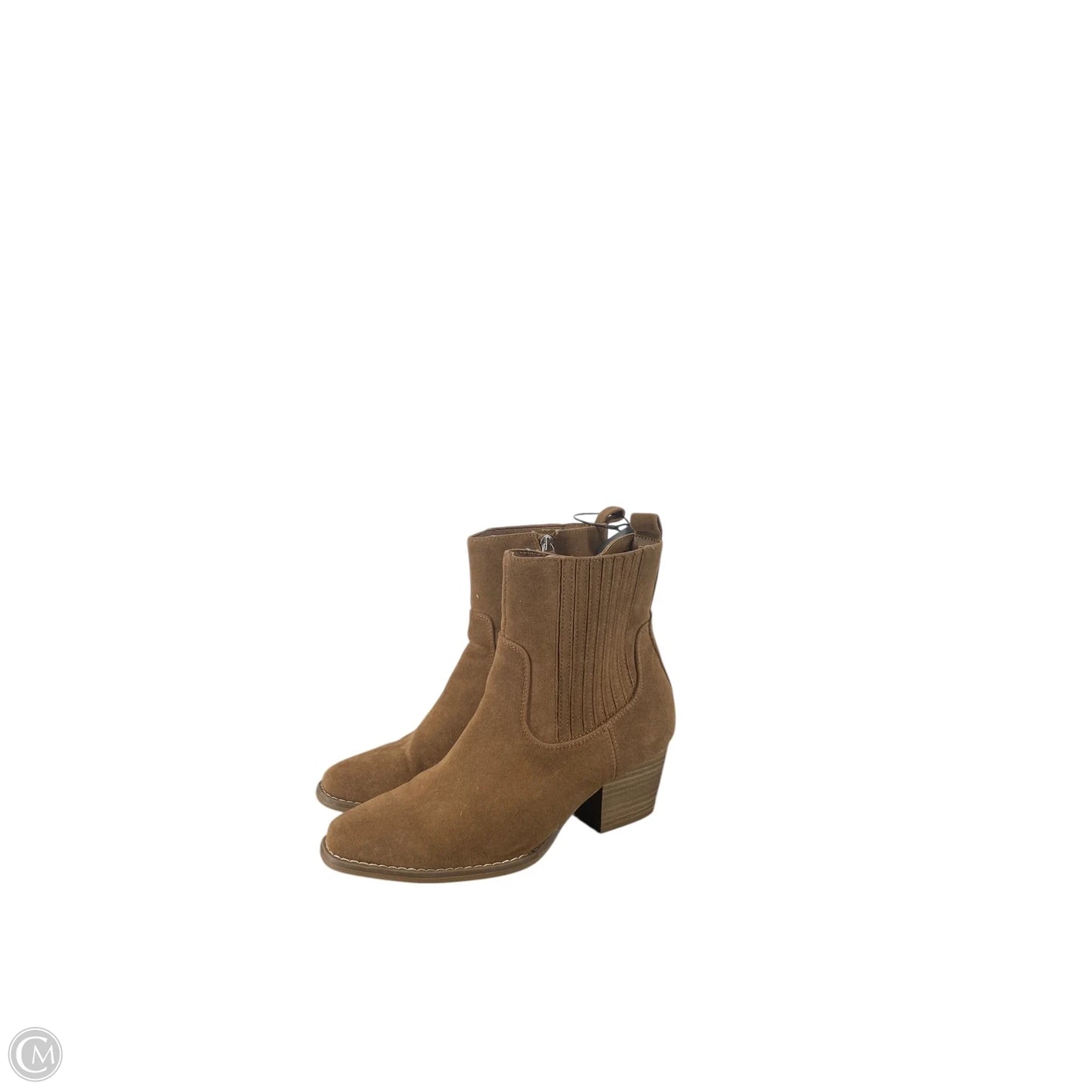 Boots Ankle Heels By Universal Thread In Brown, Size: 9