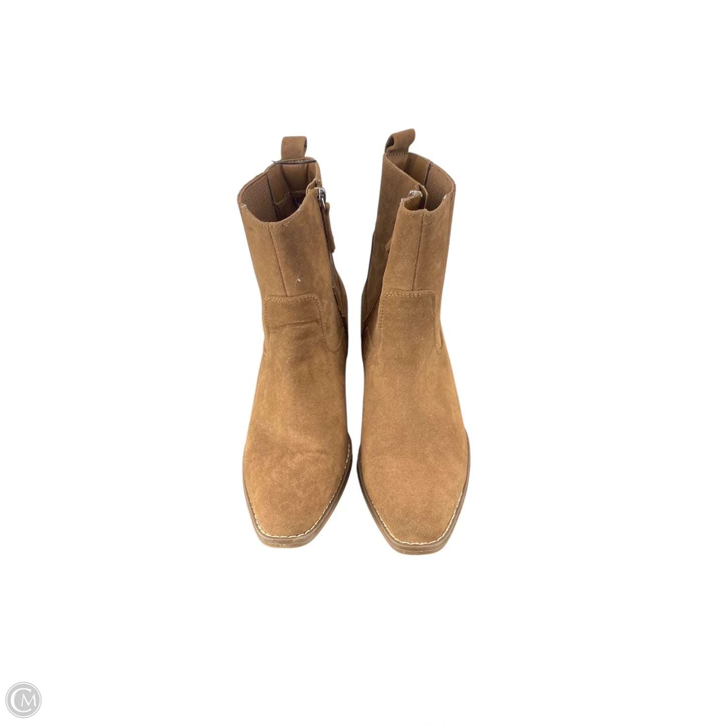 Boots Ankle Heels By Universal Thread In Brown, Size: 9