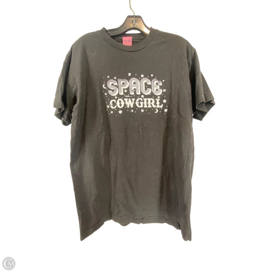 Top Short Sleeve Basic By Cmc In Black, Size: L