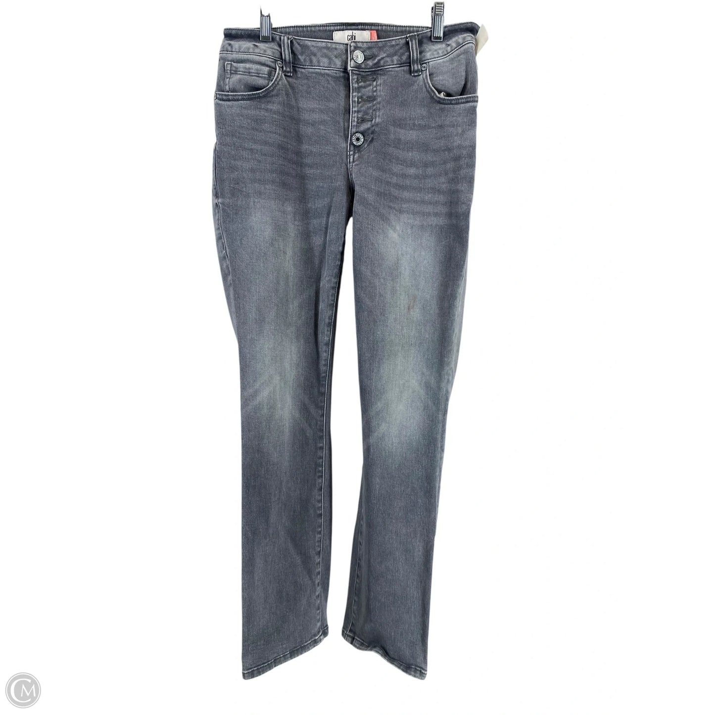 Jeans Skinny By Cabi In Grey Denim, Size: 6