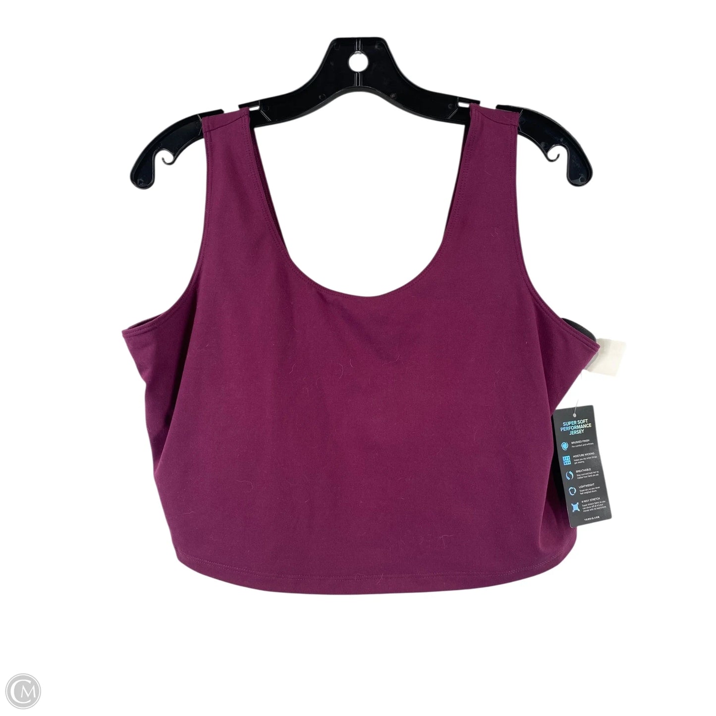 Athletic Bra By Torrid In Purple, Size: 2x
