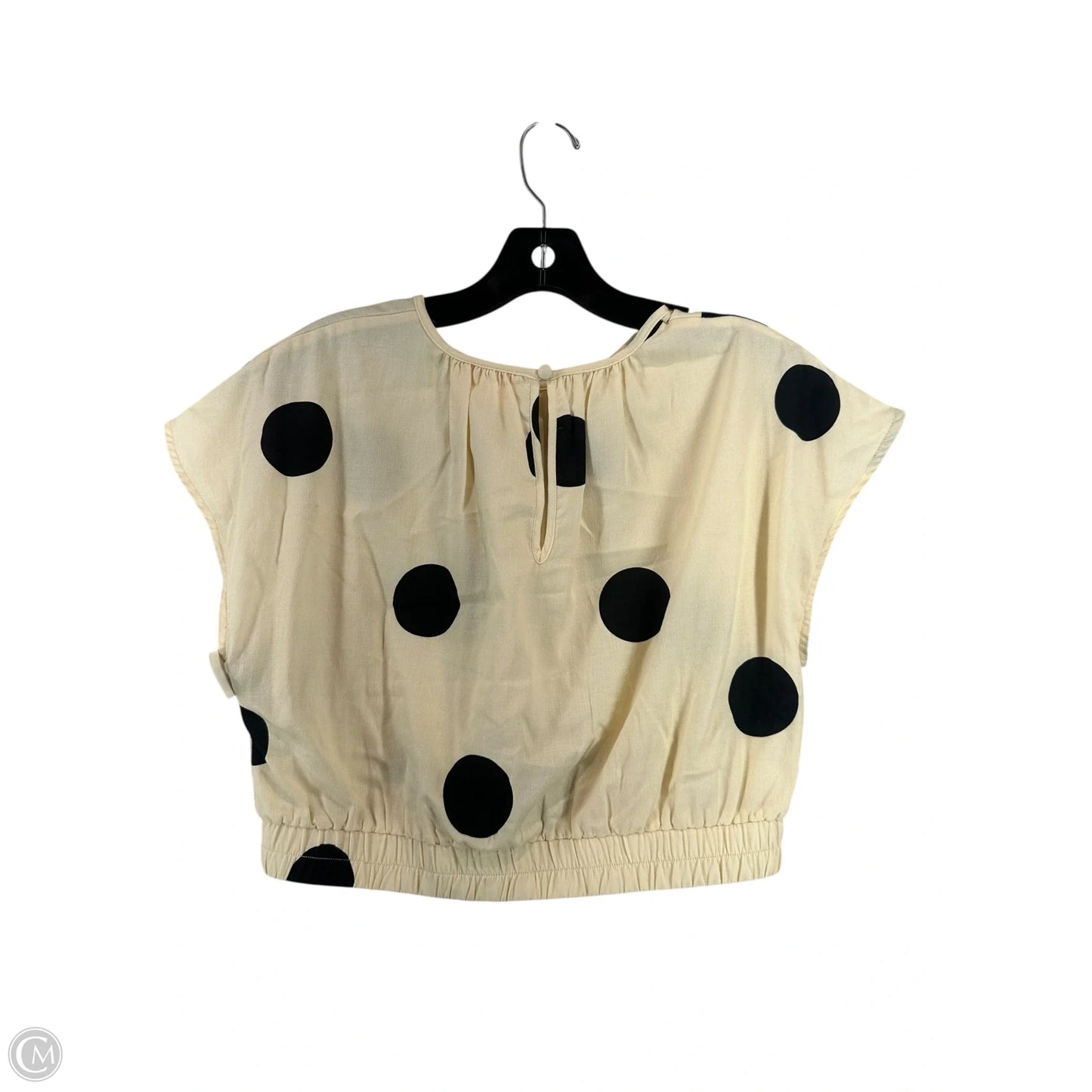 Top Sleeveless By Future Collective In Polkadot Pattern, Size: M