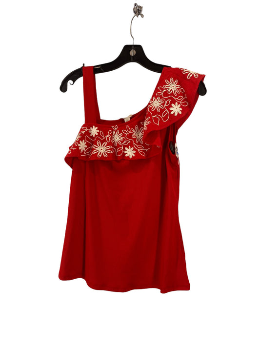 Red Top Sleeveless Cato, Size L