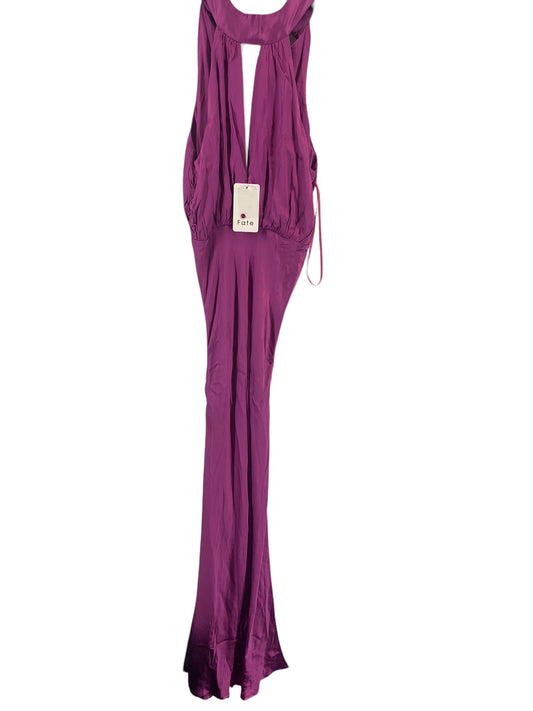 Purple Dress Casual Maxi Fate, Size Xs