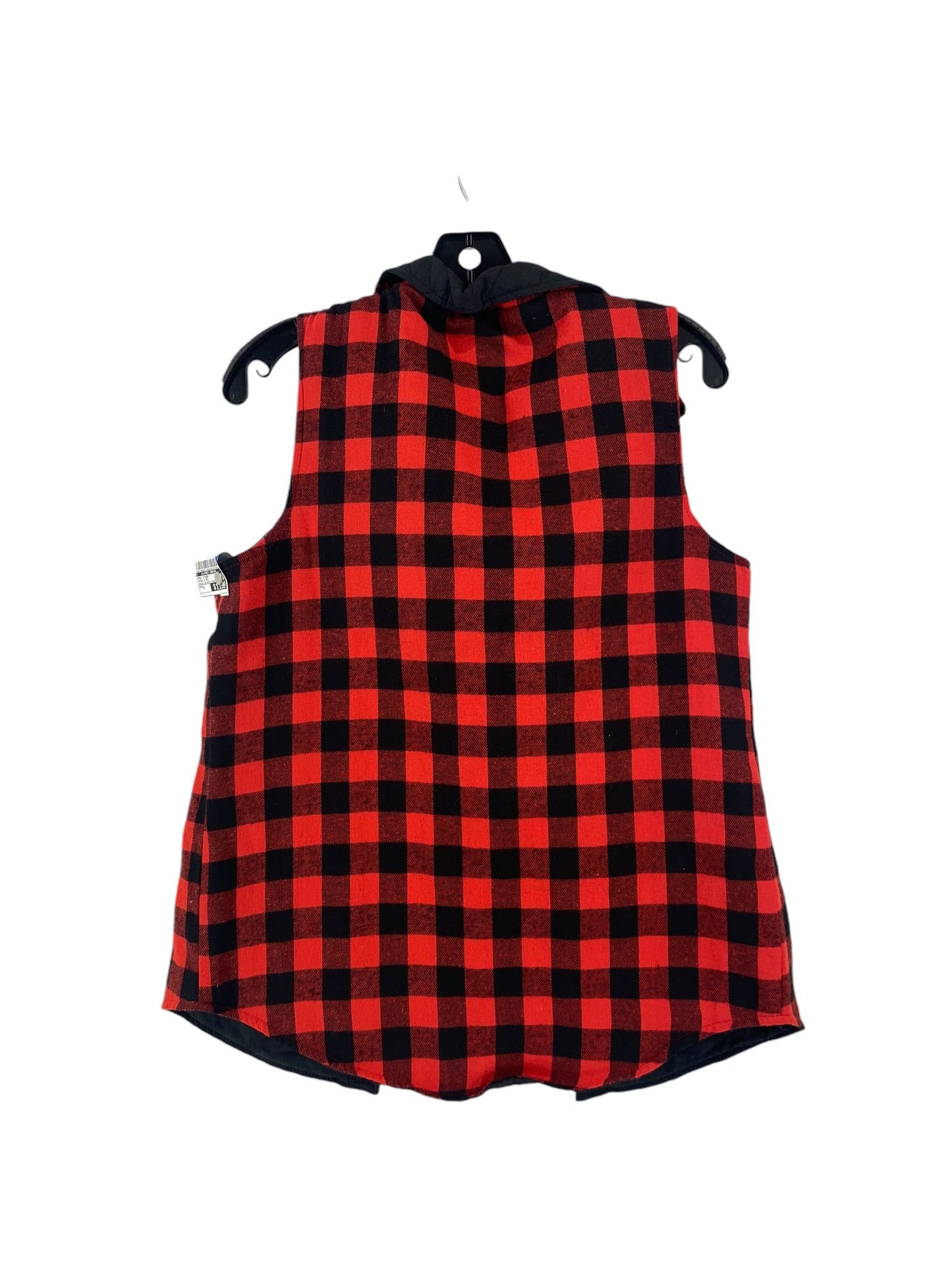 Vest Other By Clothes Mentor In Black & Red, Size: S