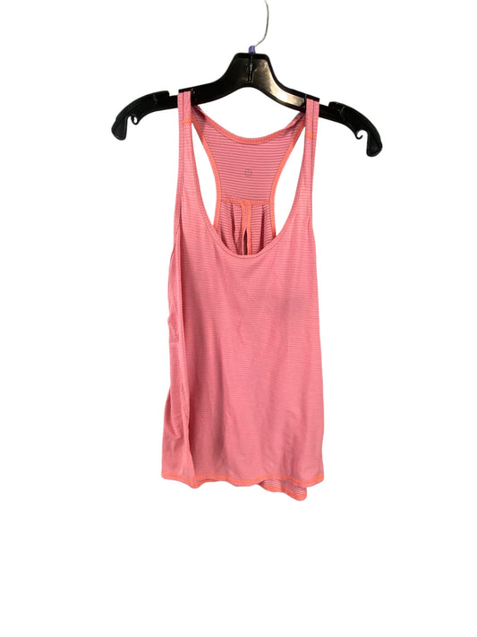 Athletic Tank Top By Lululemon In Pink, Size: M