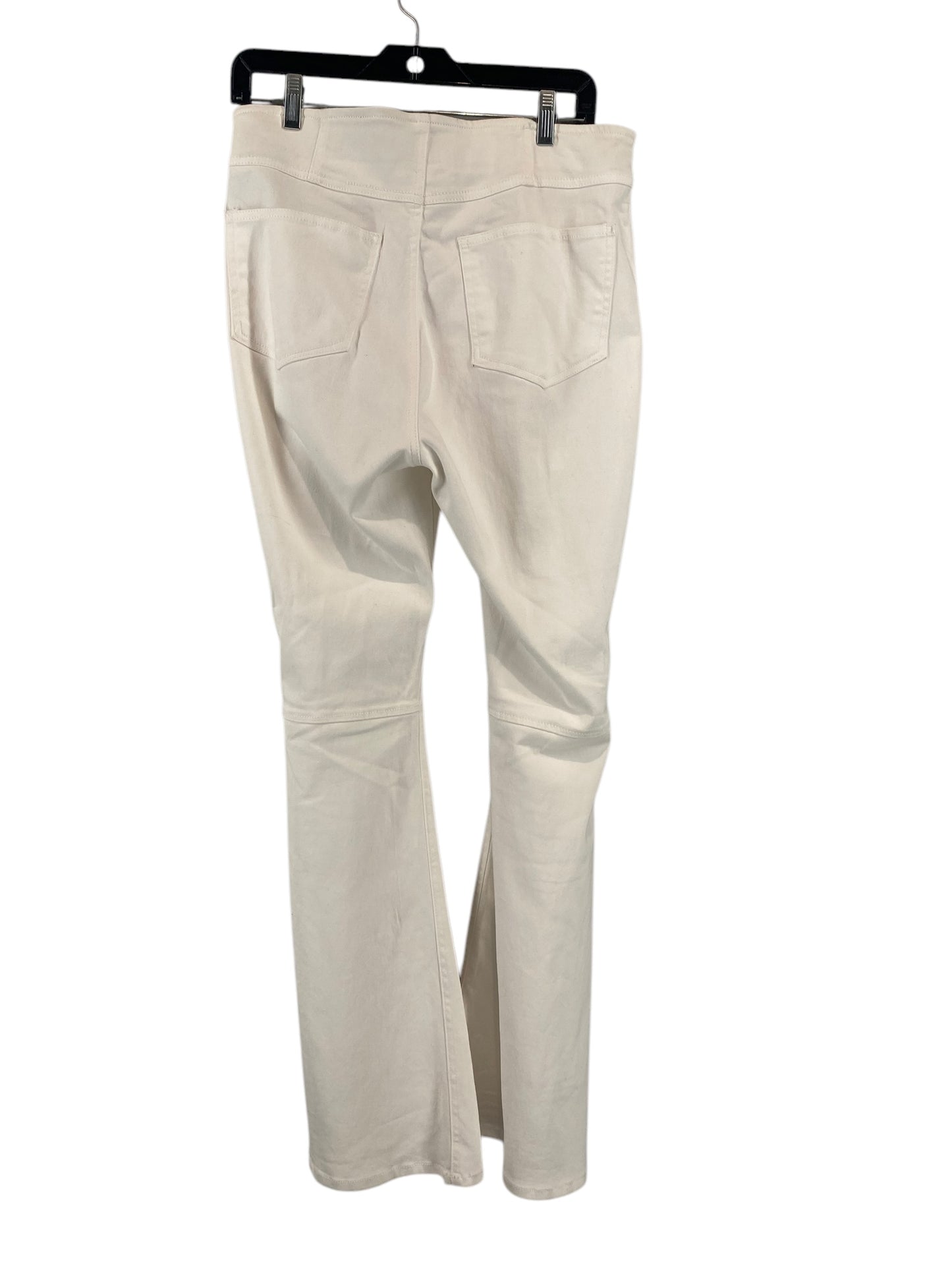 Jeans Boot Cut By Clothes Mentor In White, Size: L