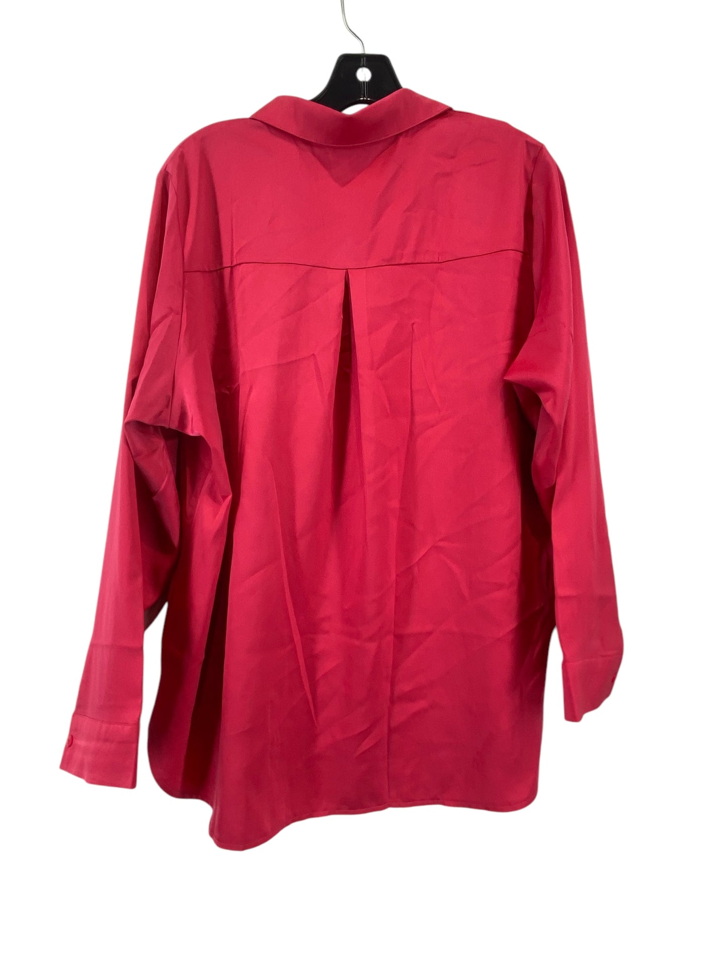 Top Long Sleeve By Clothes Mentor In Pink, Size: L