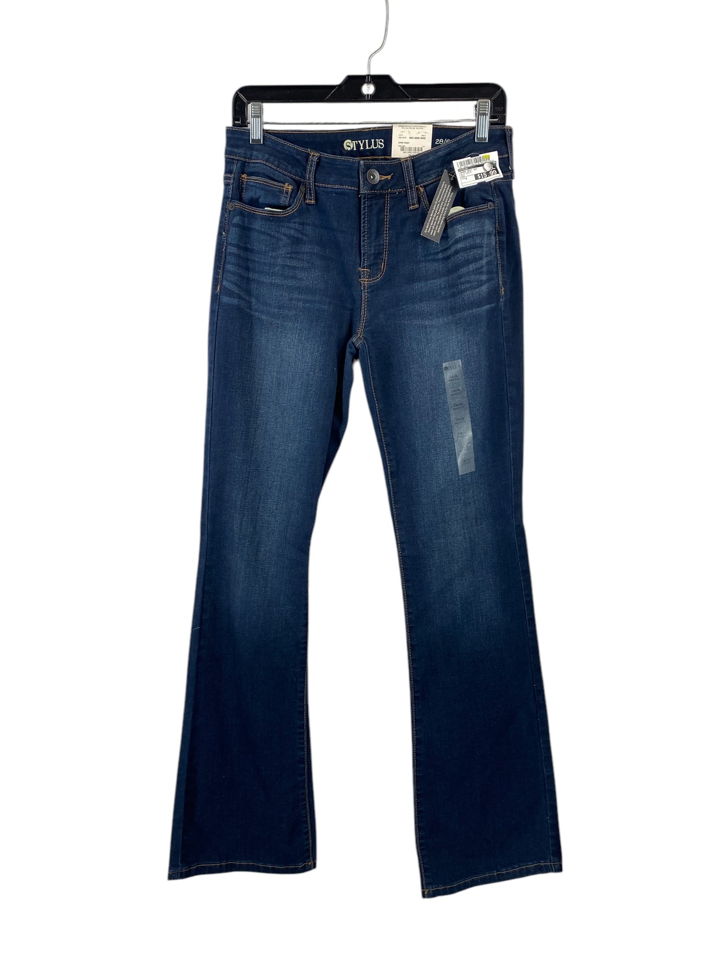 Jeans Boot Cut By Stylus In Blue Denim, Size: 6