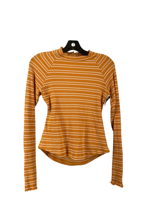 Top Long Sleeve By Free People In Striped Pattern, Size: M