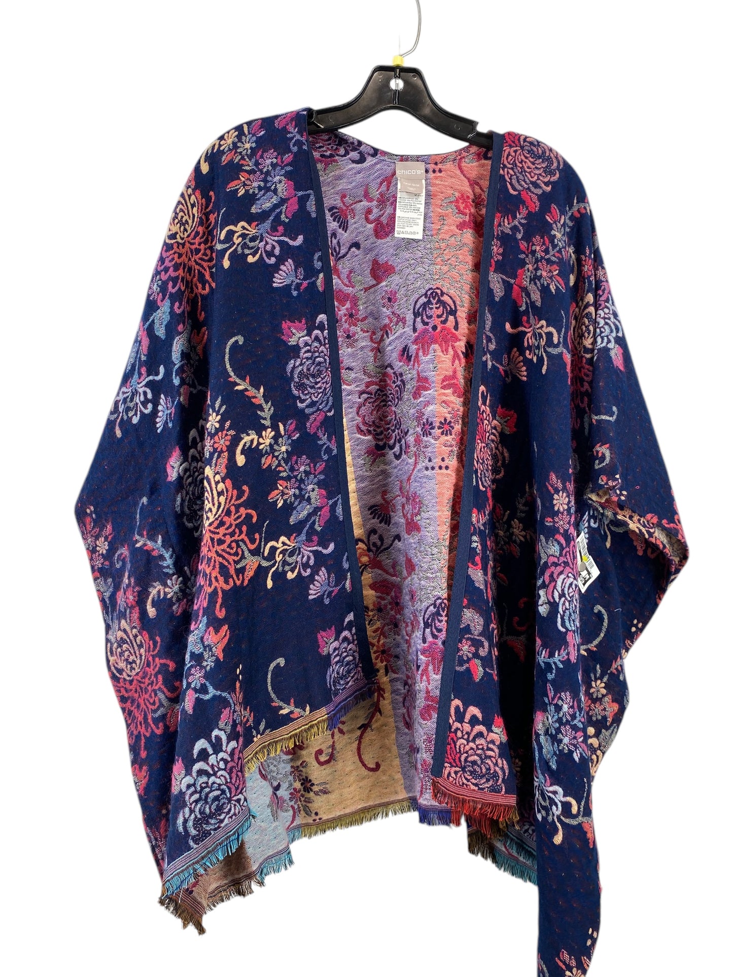 Shawl By Chicos In Purple, Size: Osfm