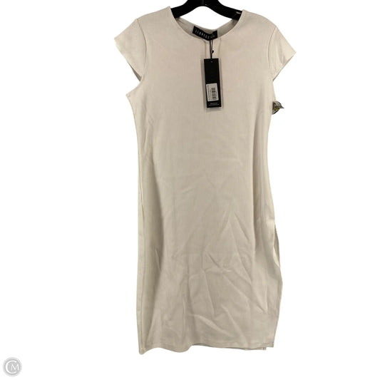 Dress Casual Midi By Clothes Mentor In White, Size: 10