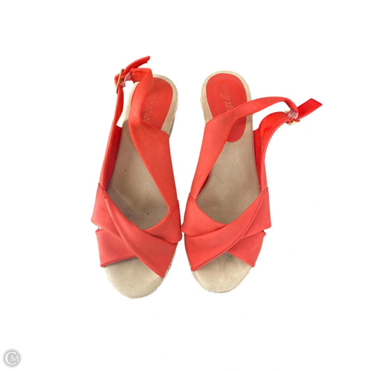 Shoes Heels Wedge By Easy Street In Red, Size: 8.5