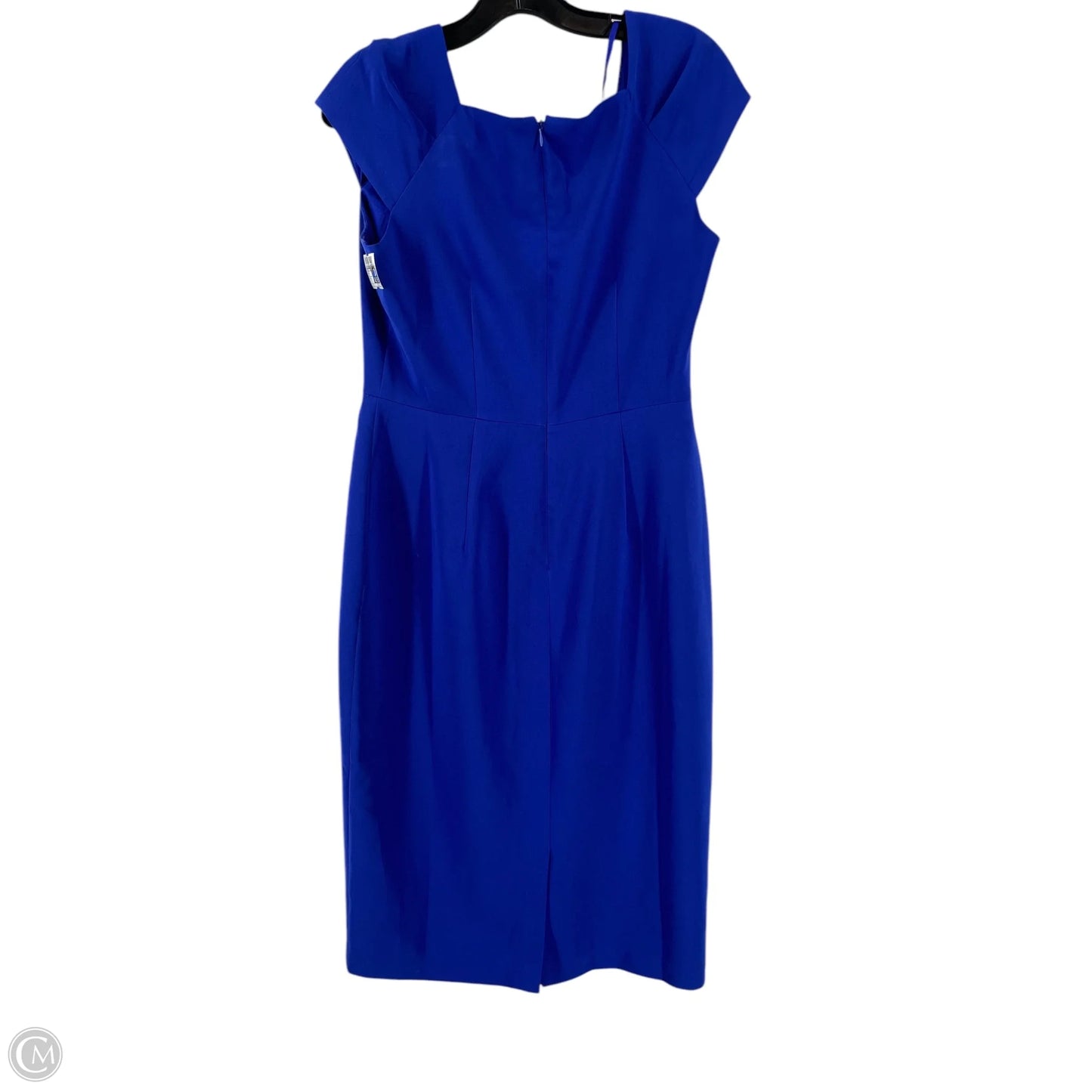 Dress Work By Maggy London In Blue, Size: 8
