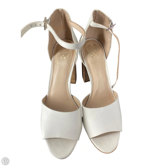 Shoes Heels Block By Vince Camuto In White, Size: 10