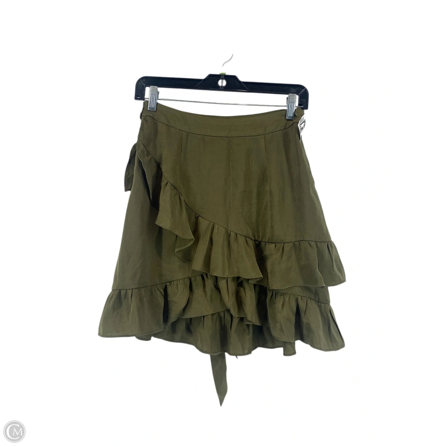 Skirt Mini & Short By Guess In Green, Size: S