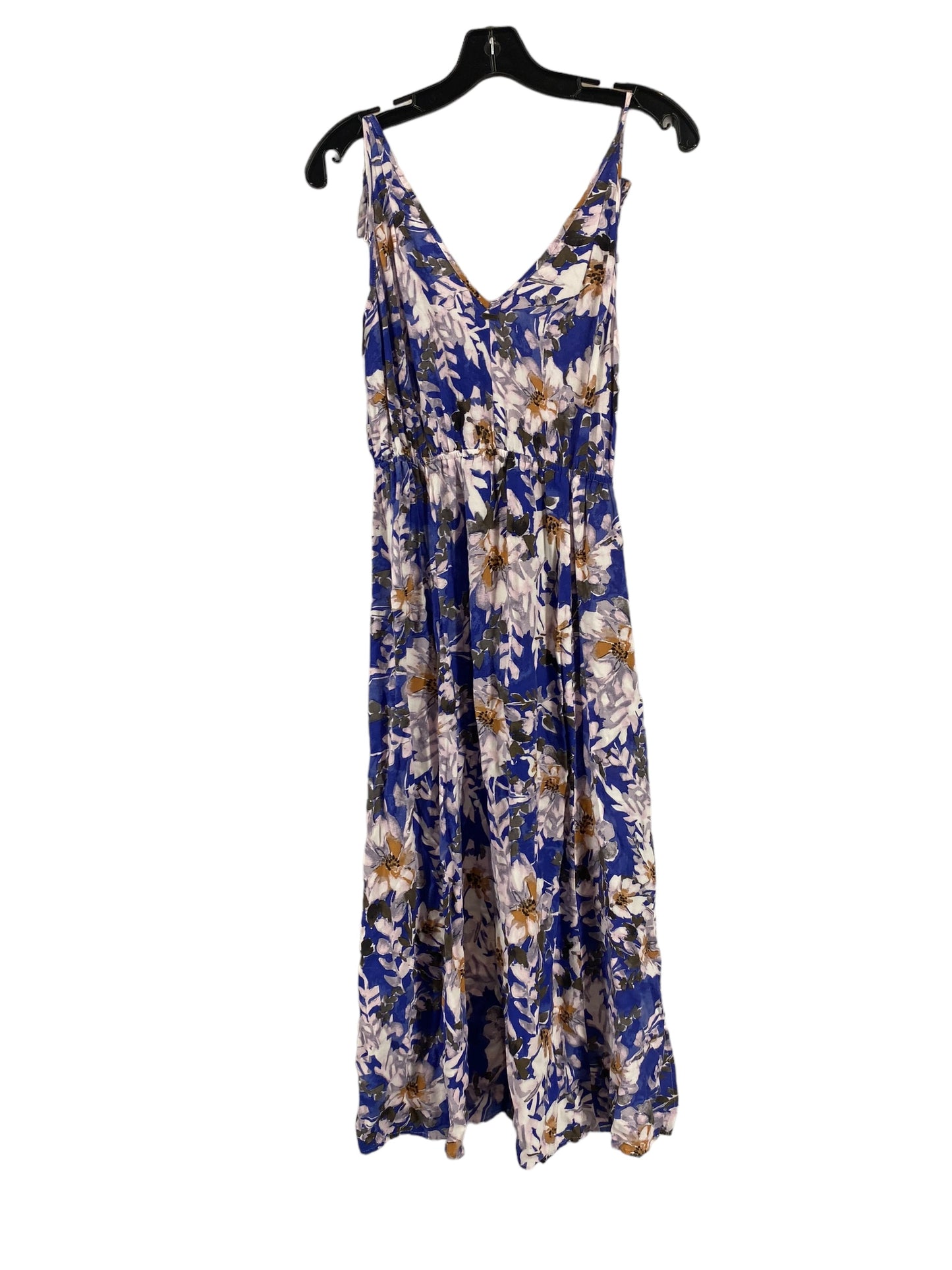 Floral Print Dress Casual Midi Clothes Mentor, Size S