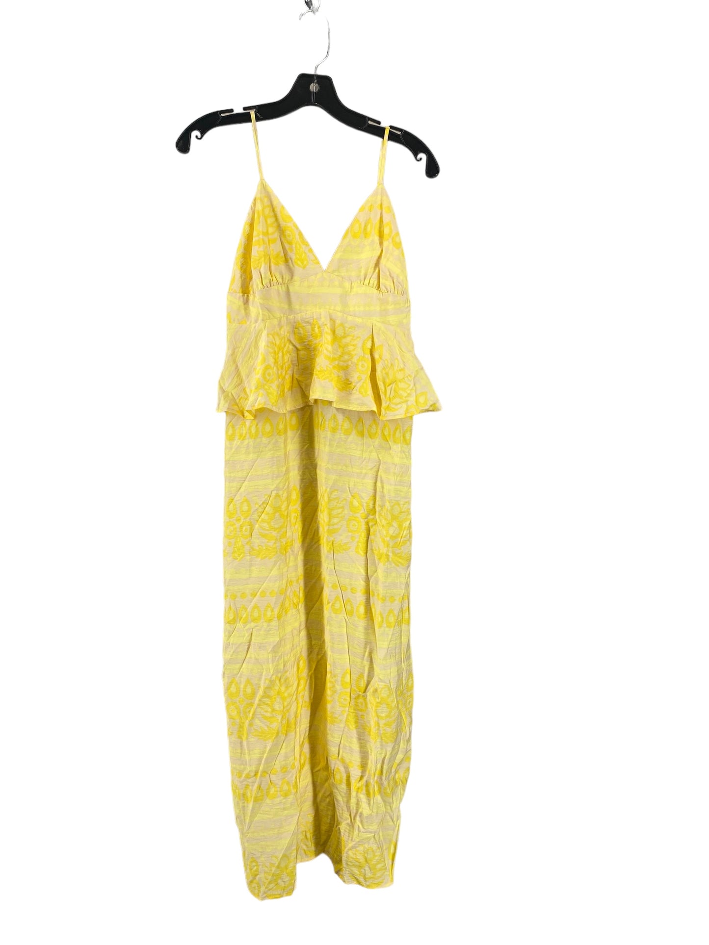 Yellow Dress Party Long Clothes Mentor, Size 12