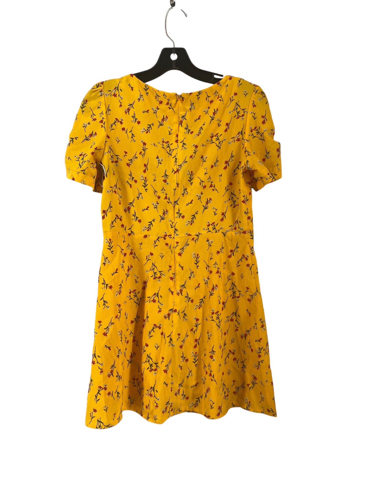 Dress Casual Short By Zaful In Yellow, Size: M