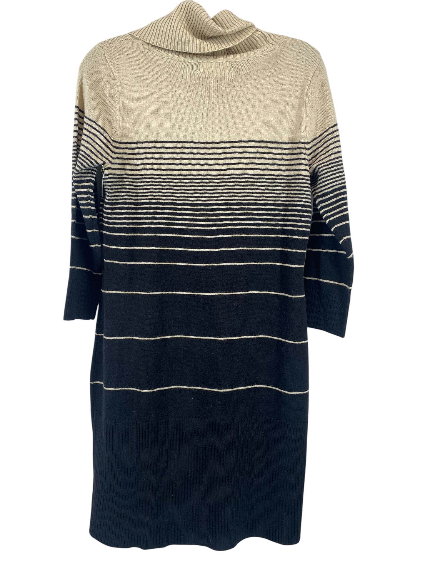 Dress Casual Midi By Dressbarn In Striped Pattern, Size: M