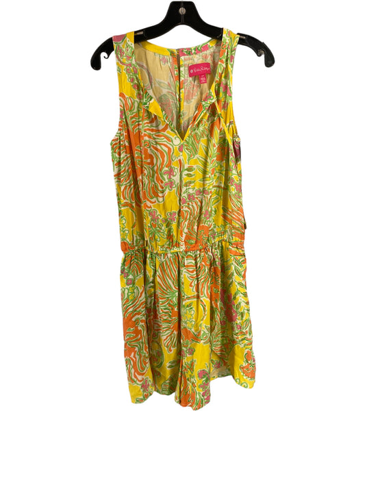 Yellow Dress Casual Short Lilly Pulitzer, Size S