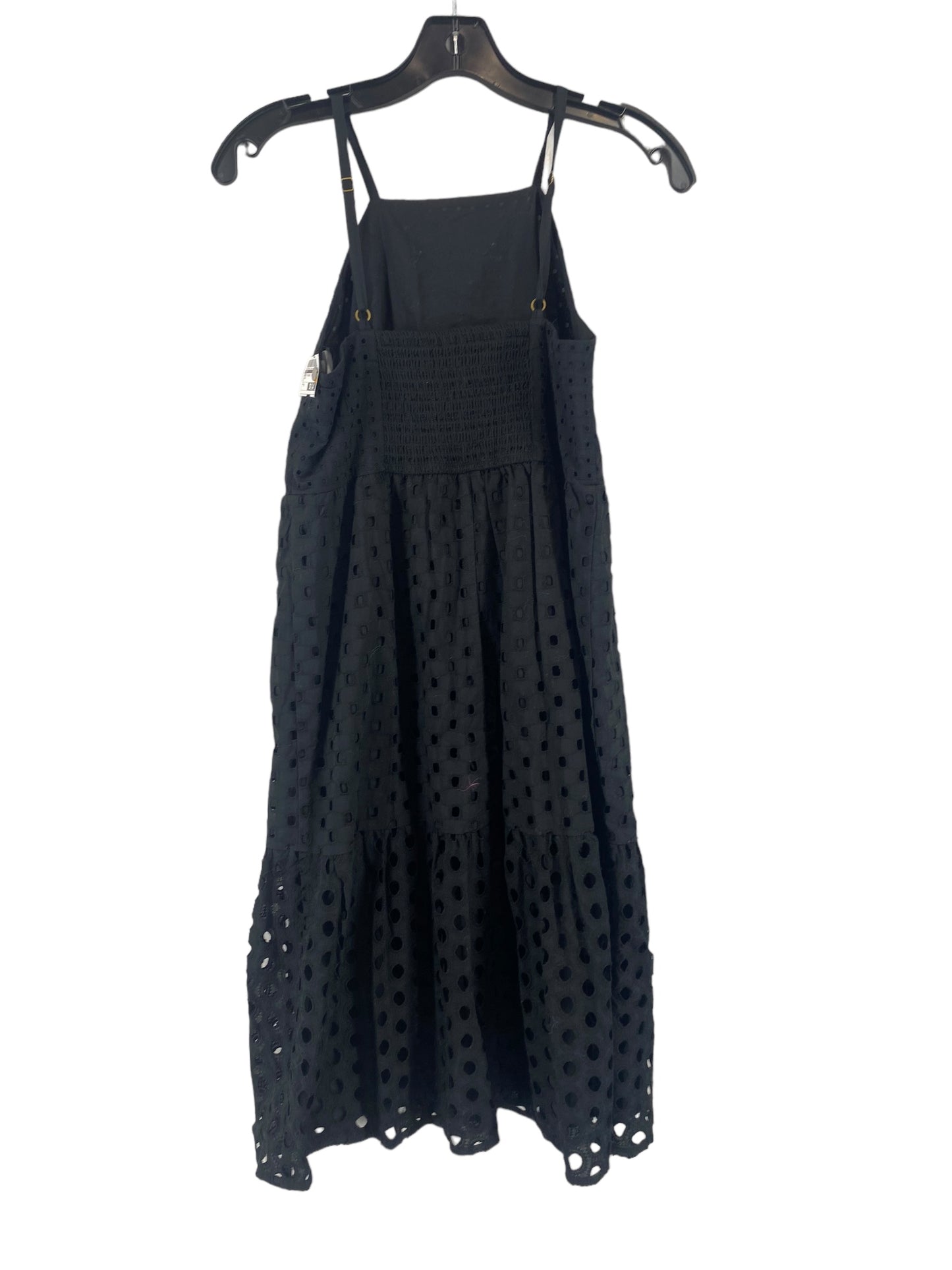 Black Dress Casual Midi Loft, Size 0