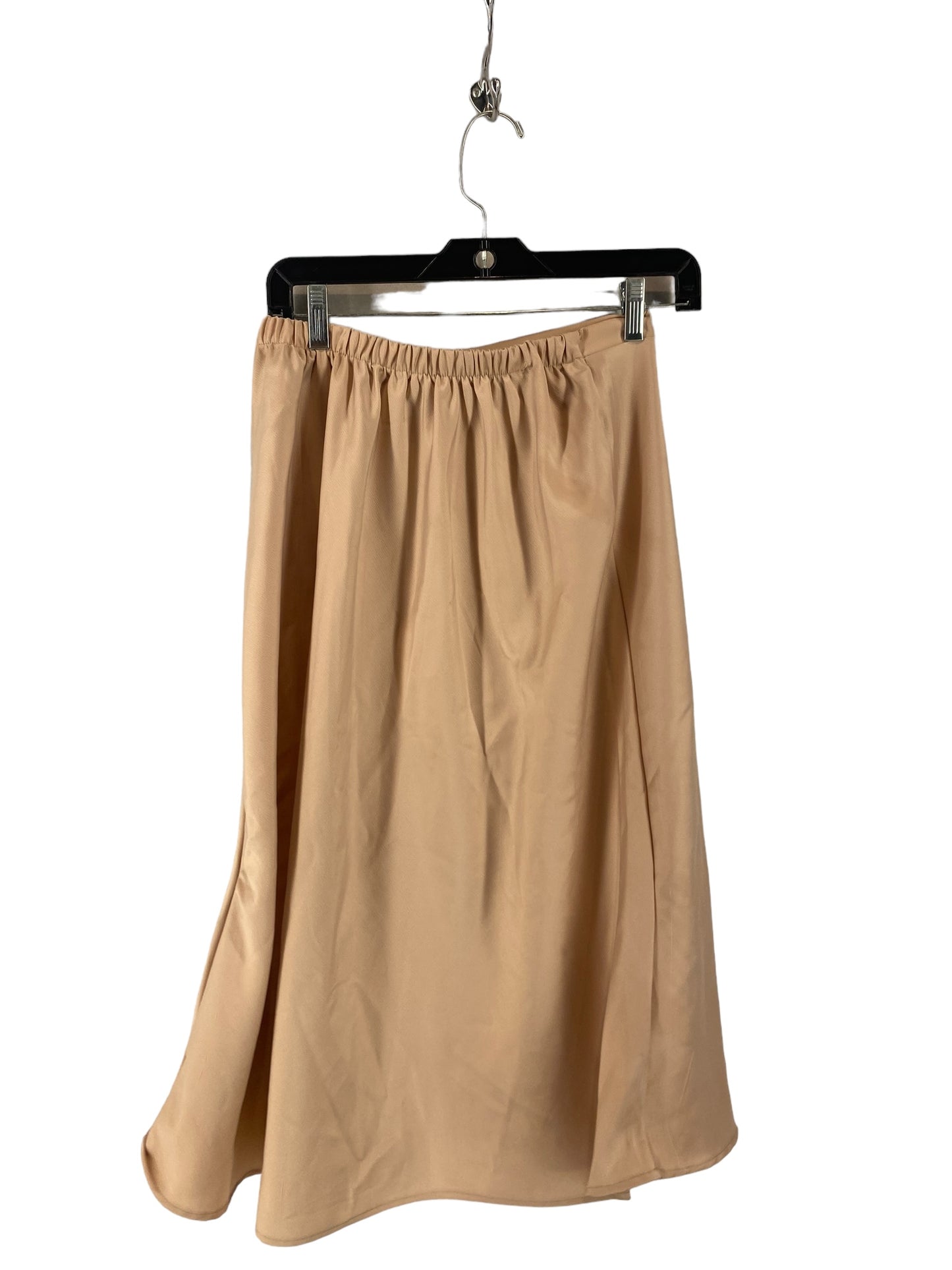 Tan Skirt Midi Clothes Mentor, Size S