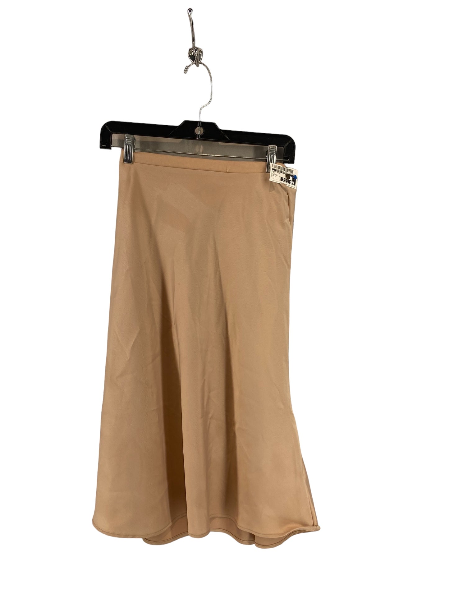 Tan Skirt Midi Clothes Mentor, Size S