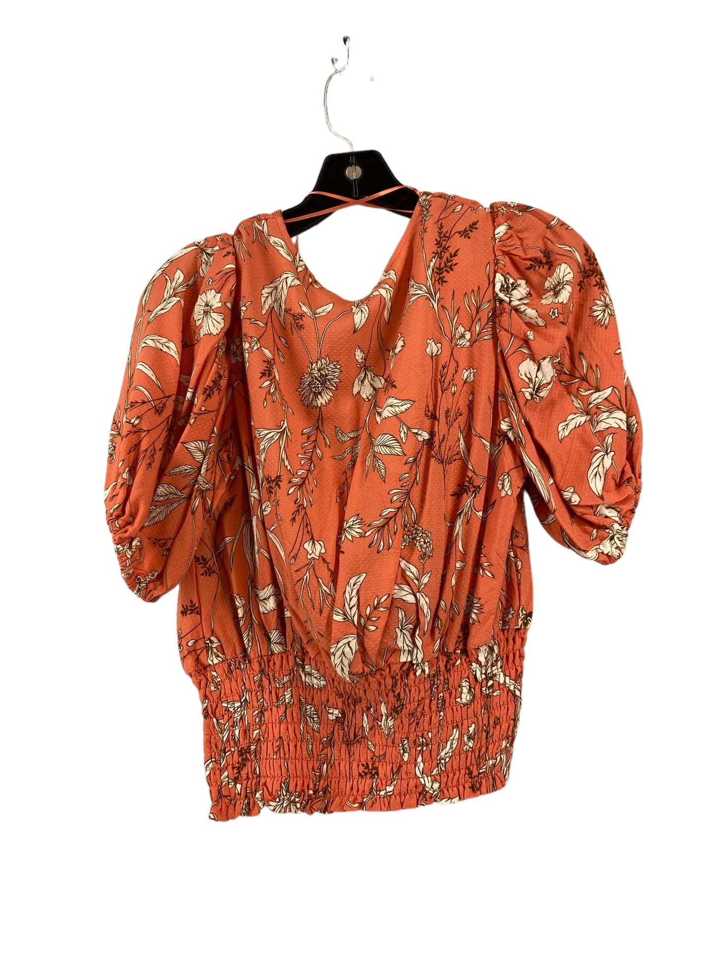 Coral Top Short Sleeve Cupcakes And Cashmere, Size Xs