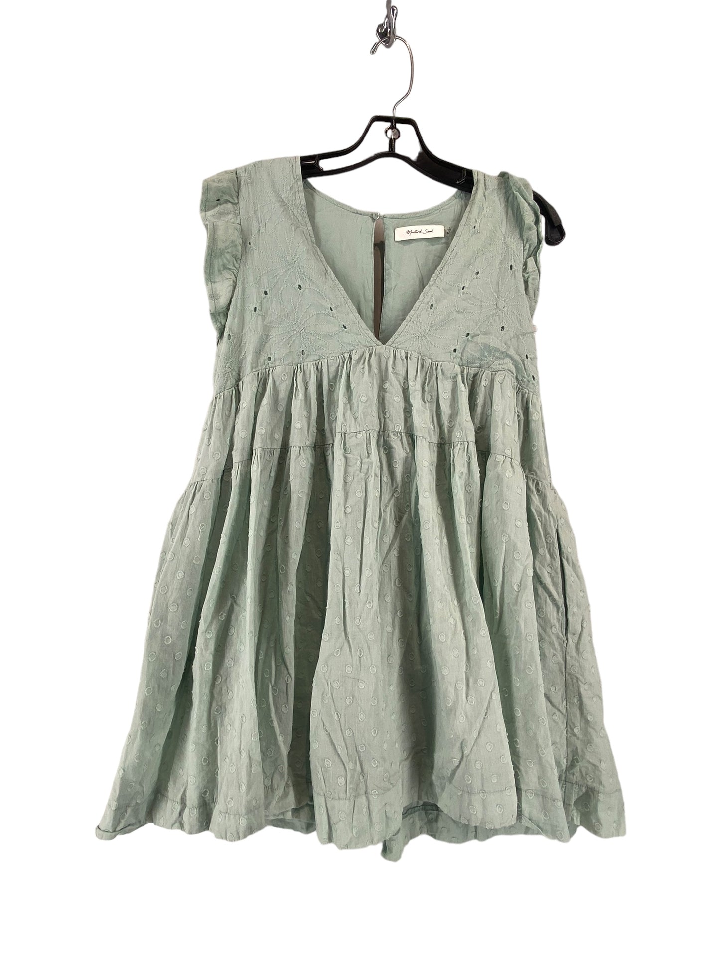 Dress Casual Short By Mustard Seed In Teal, Size: M