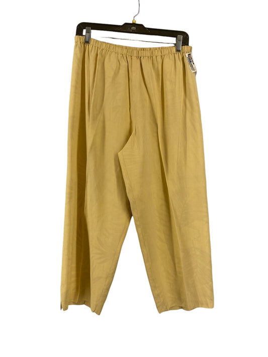 Yellow Pants Linen Chicos, Size 2