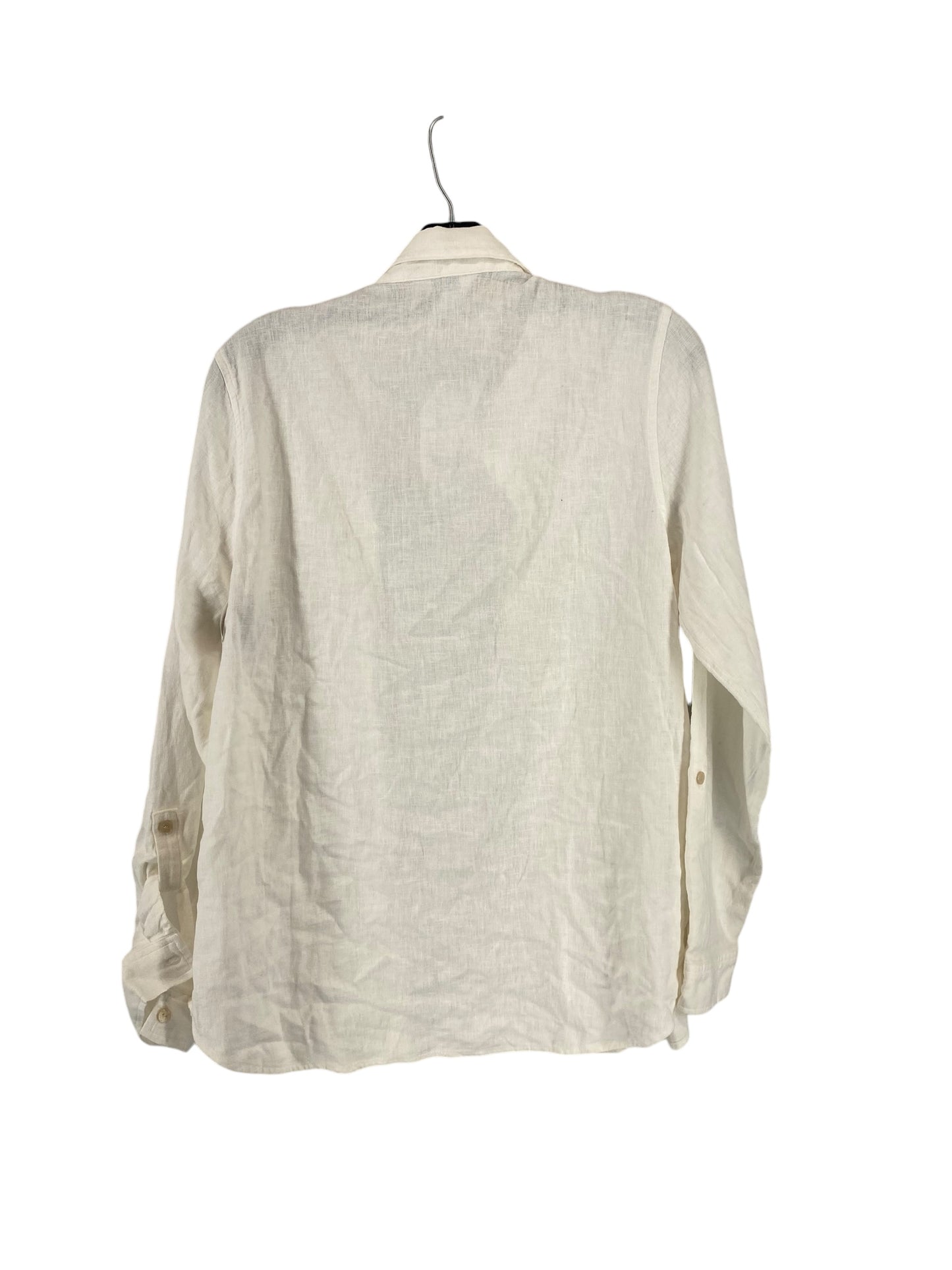 Top Long Sleeve By Orvis In White, Size: L