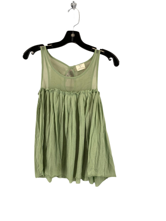 Green Tank Top Pins And Needles, Size M