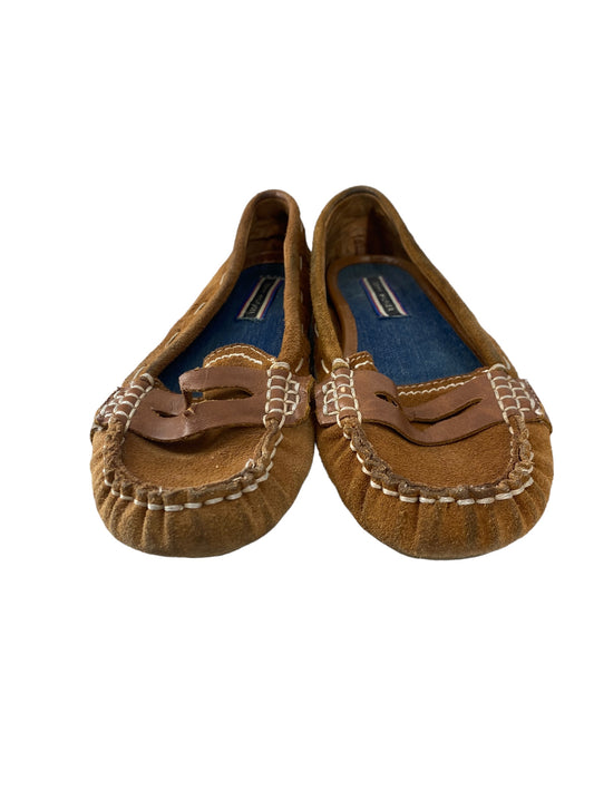 Shoes Flats By Tommy Hilfiger In Brown, Size: 6