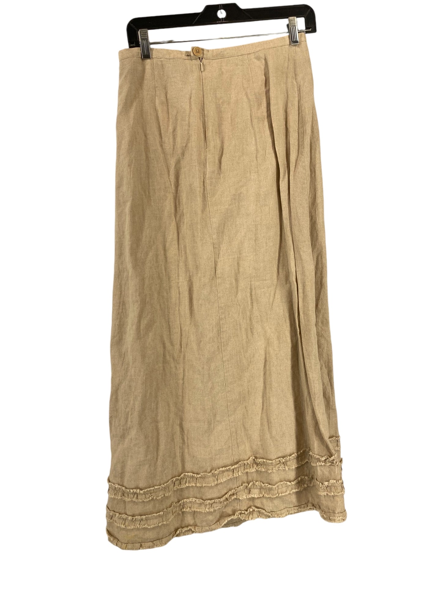 Skirt Maxi By Harolds In Tan, Size: M