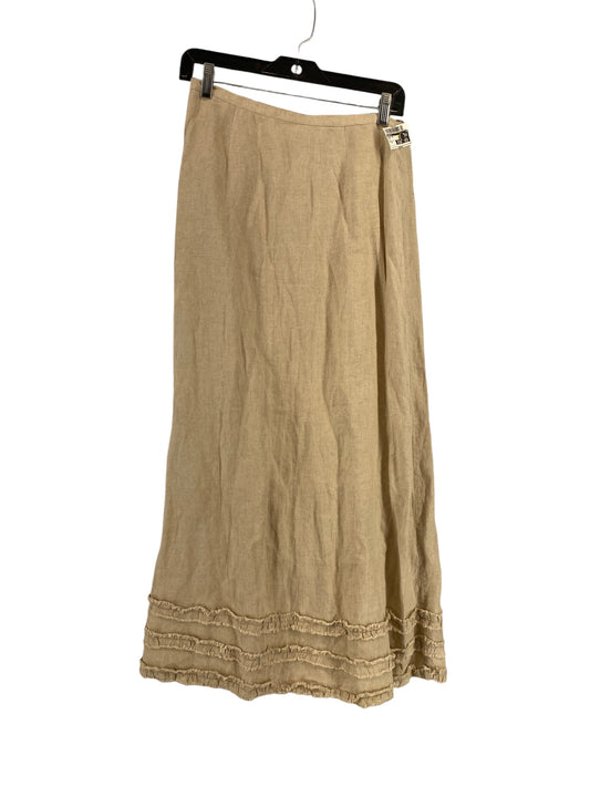 Skirt Maxi By Harolds In Tan, Size: M