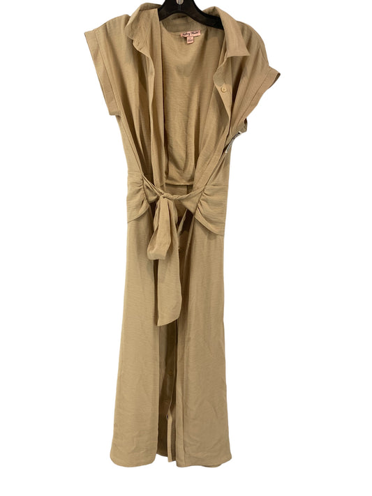 Dress Casual Maxi By Clothes Mentor In Beige, Size: L