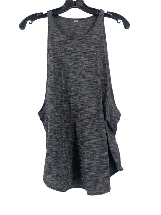 Athletic Tank Top By Lululemon In Grey, Size: Xl