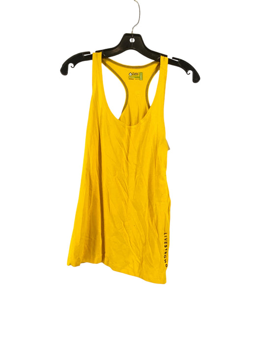 Athletic Tank Top By Clothes Mentor In Yellow, Size: M