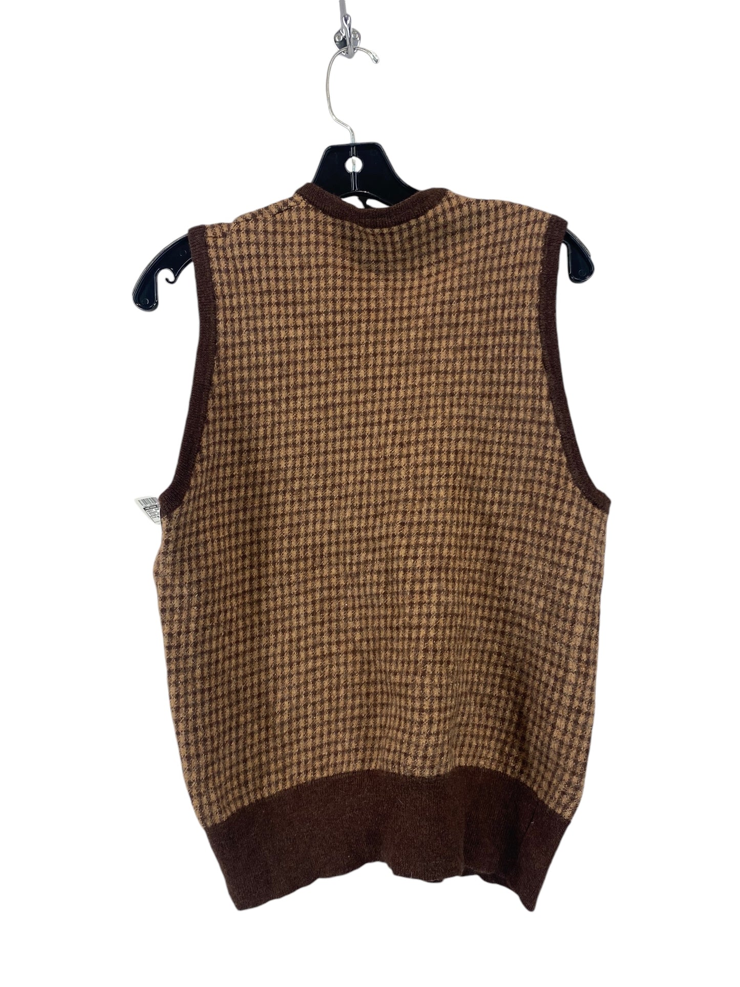 Vest Sweater By Neiman Marcus In Bronze, Size: M