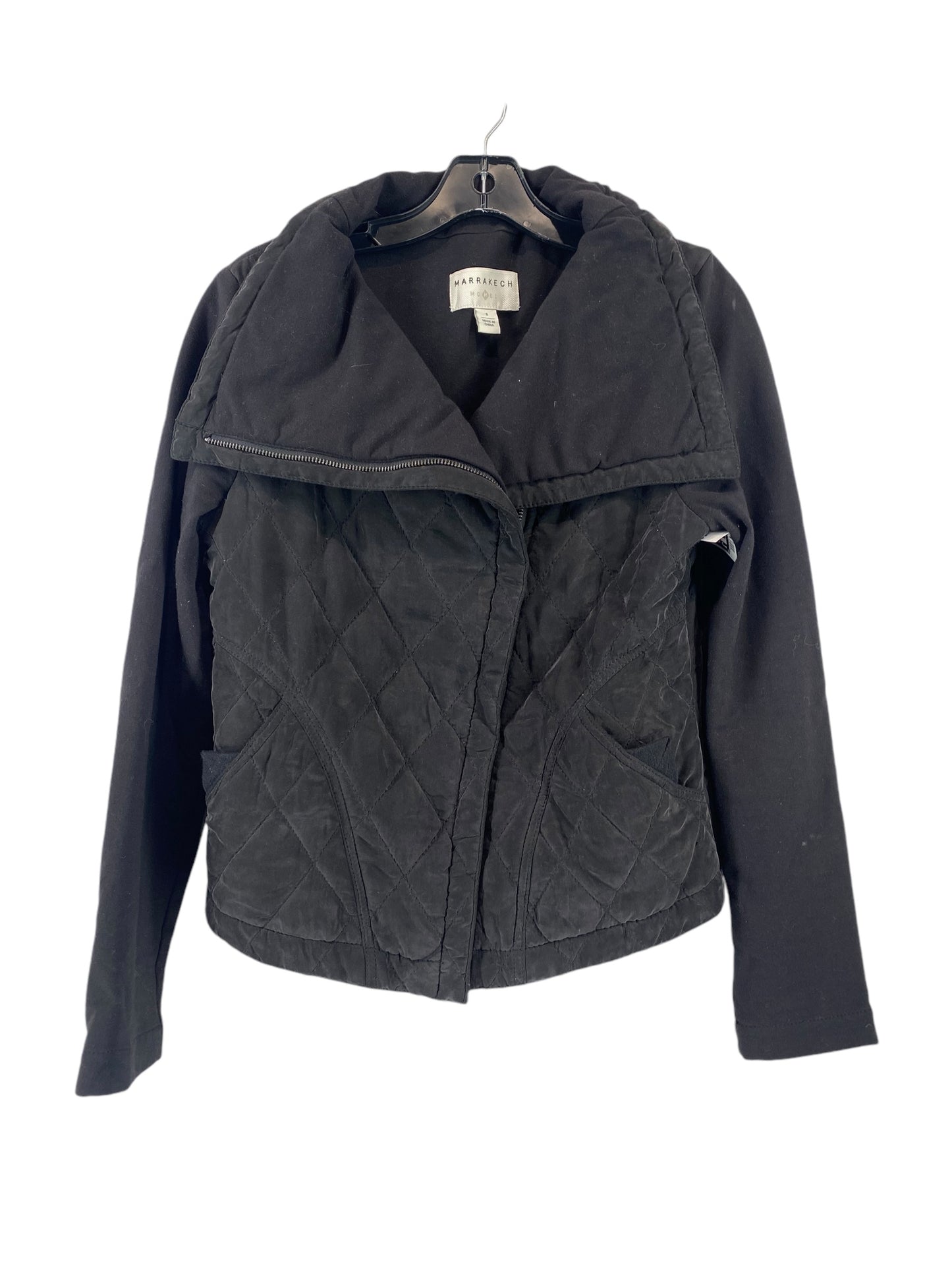 Jacket Puffer & Quilted By Marrakech In Black, Size: S