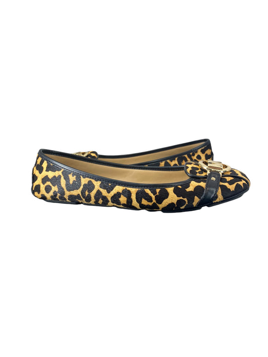 Shoes Flats By Michael By Michael Kors In Animal Print, Size: 10