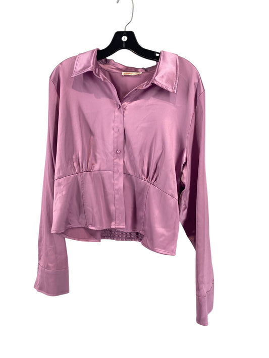 Top Long Sleeve By Clothes Mentor In Purple, Size: Xl