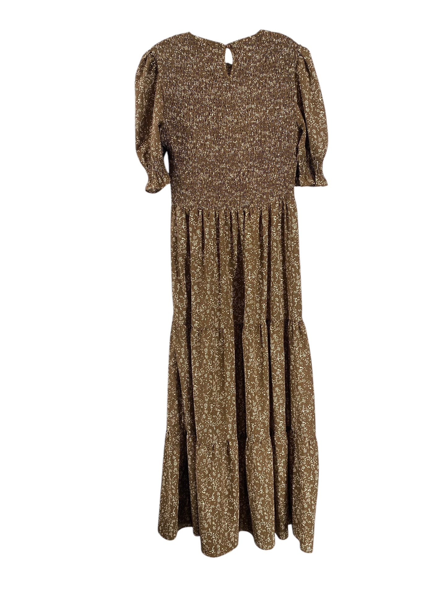 Dress Casual Maxi By Clothes Mentor In Brown, Size: Xl