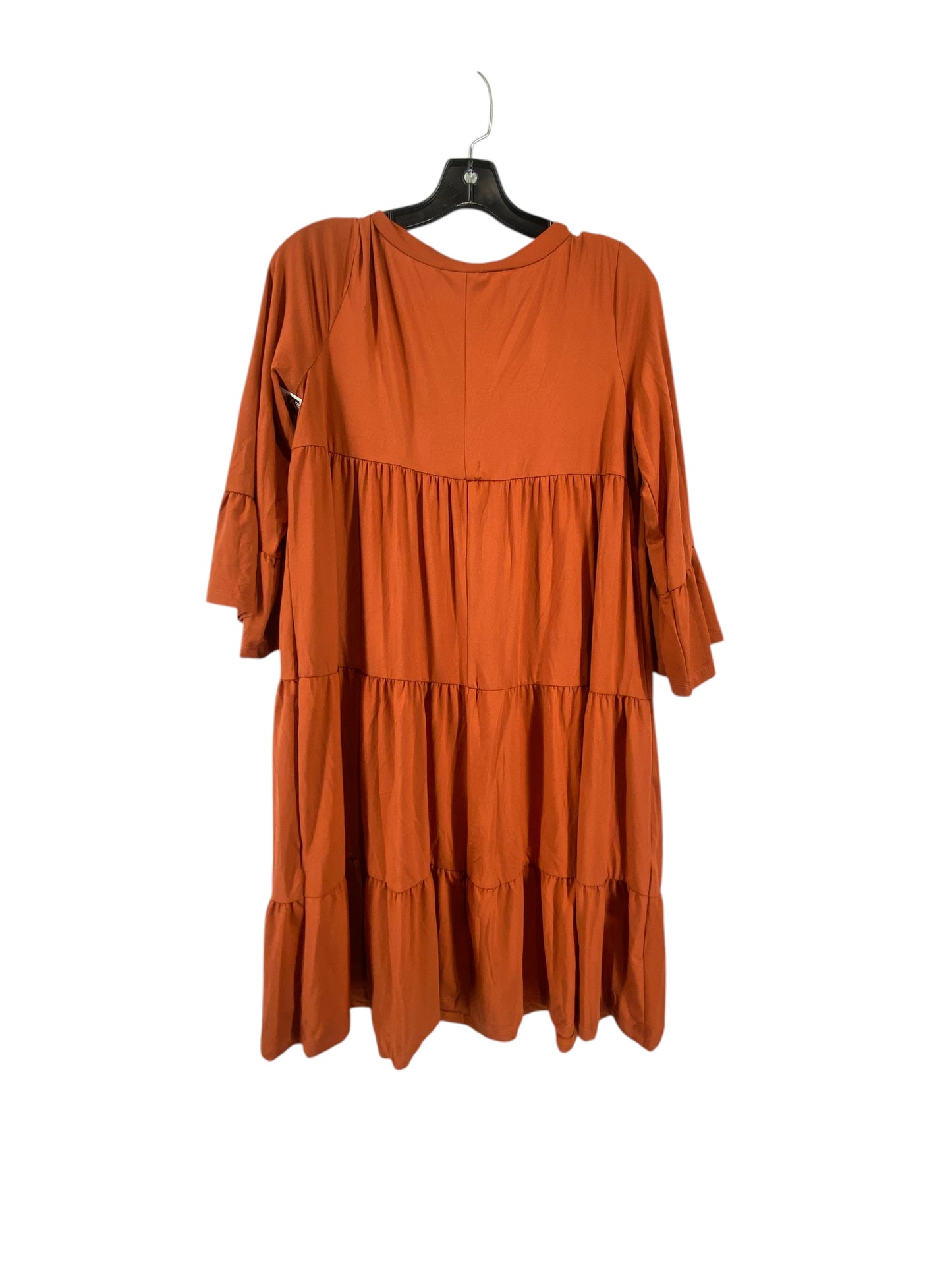 Dress Casual Short By Clothes Mentor In Orange, Size: M