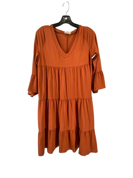 Dress Casual Short By Clothes Mentor In Orange, Size: M